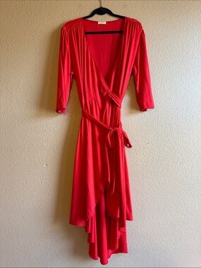 Kiyonna Red Wrap Dress